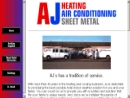 Website Snapshot of A J SHEET METAL